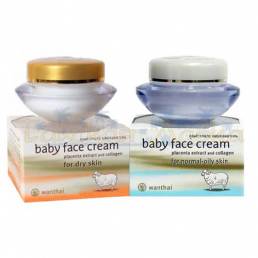 Крем с экстрактом плаценты и коллагена  Baby face cream